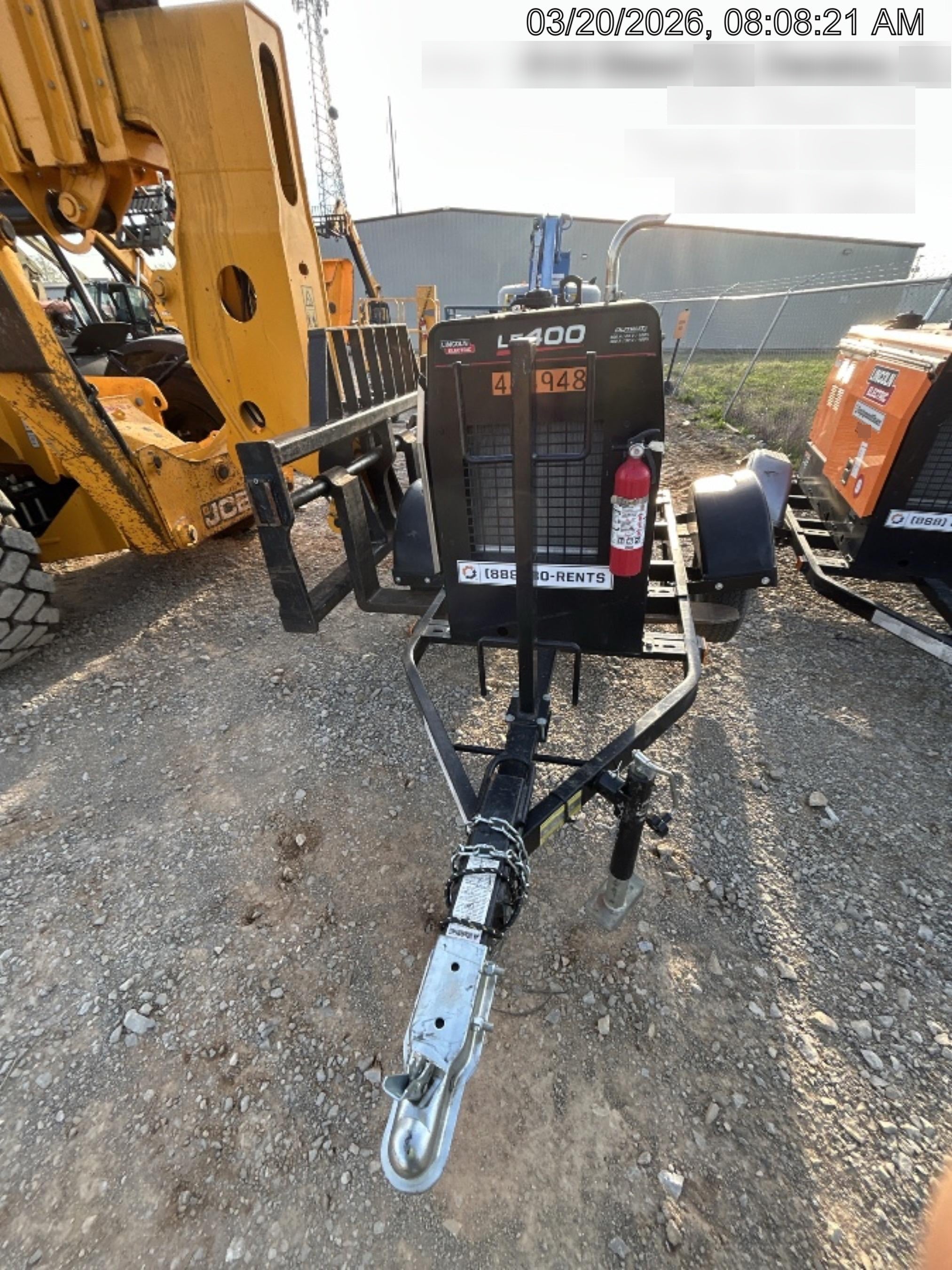 2024 Lincoln Electric LE400 Kubota V1505, Trlr, Cable Rack, Light Kit, ES Decals, T3