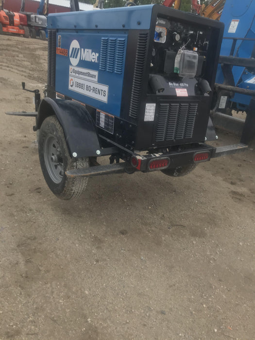 2020 Miller Electric BIG BLUE 400 Trailer Mounted Welder