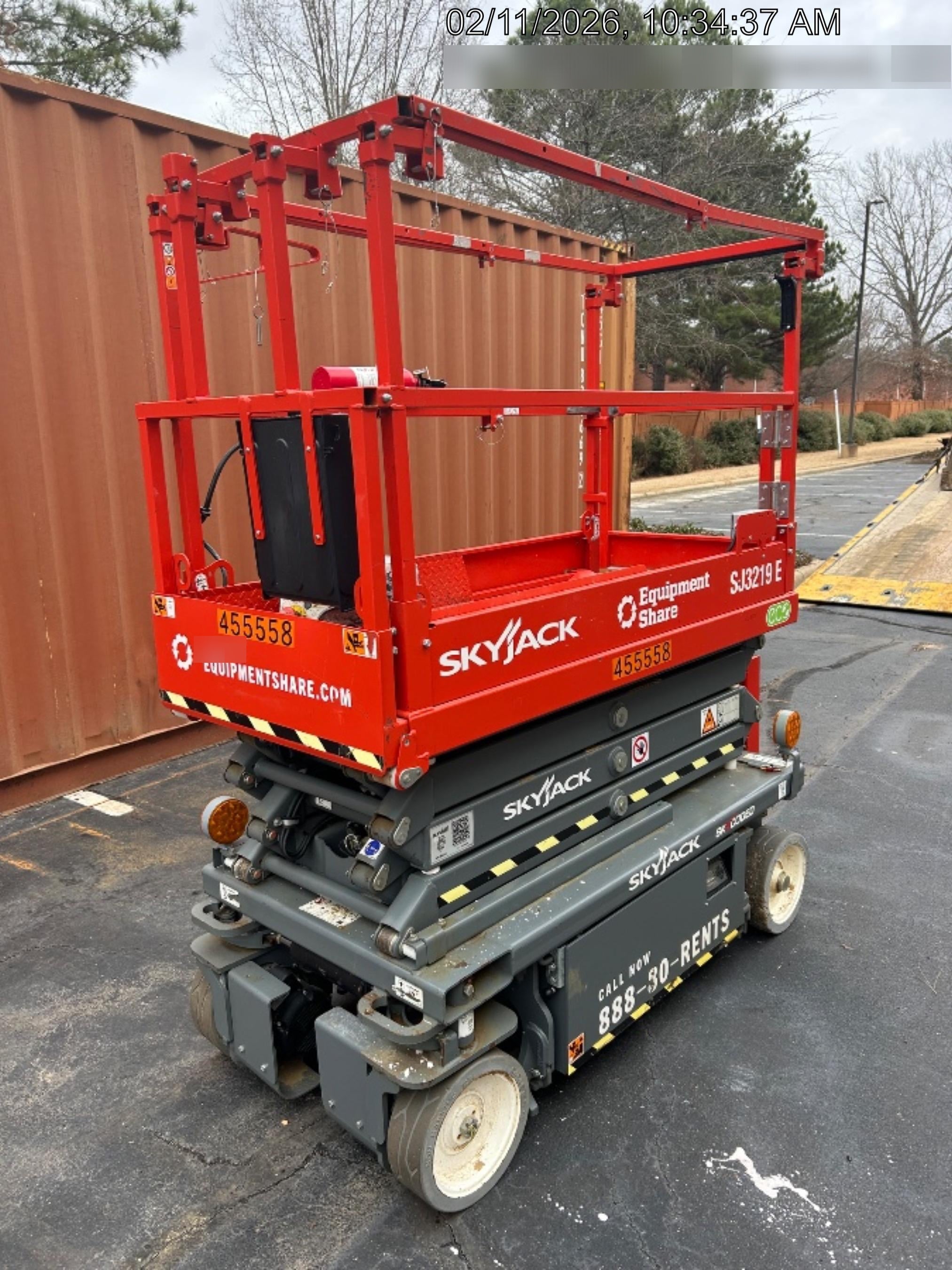 2024 Skyjack SJ3219 Electric Drive, Sld NM Tires, DBcns, RFRails, Power to Platform, T3 + Access Control