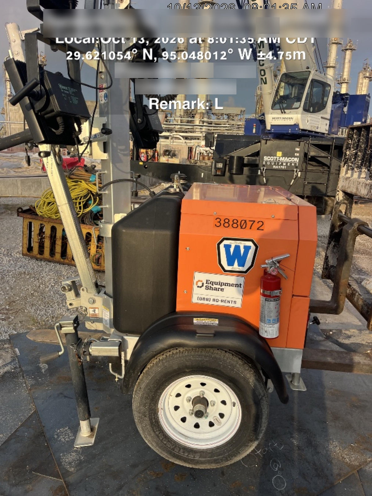2024 Wanco WLTT-4MM4K Diesel, Deep Sea Controller, Shore Power Plug, Auto Start, (4) 350W LED Floodlights, 4kW Generator, 60 Gal Fuel Tank, 2" Ball, T3