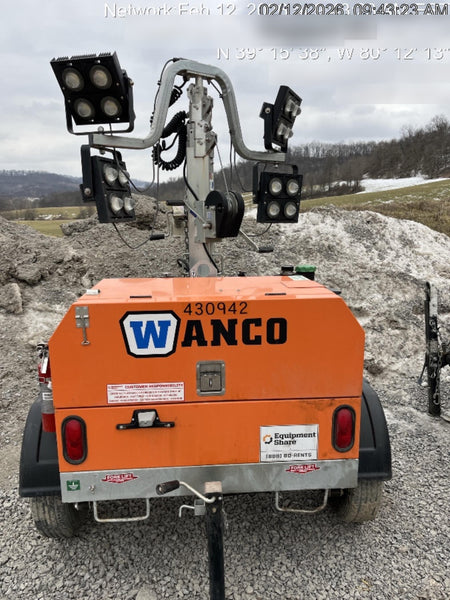 2024 Wanco WLTT-4MM4K Diesel, Deep Sea Controller, Shore Power Plug, Auto Start, (4) 350W LED Floodlights, 4kW Generator, 60 Gal Fuel Tank, 2" Ball, T3