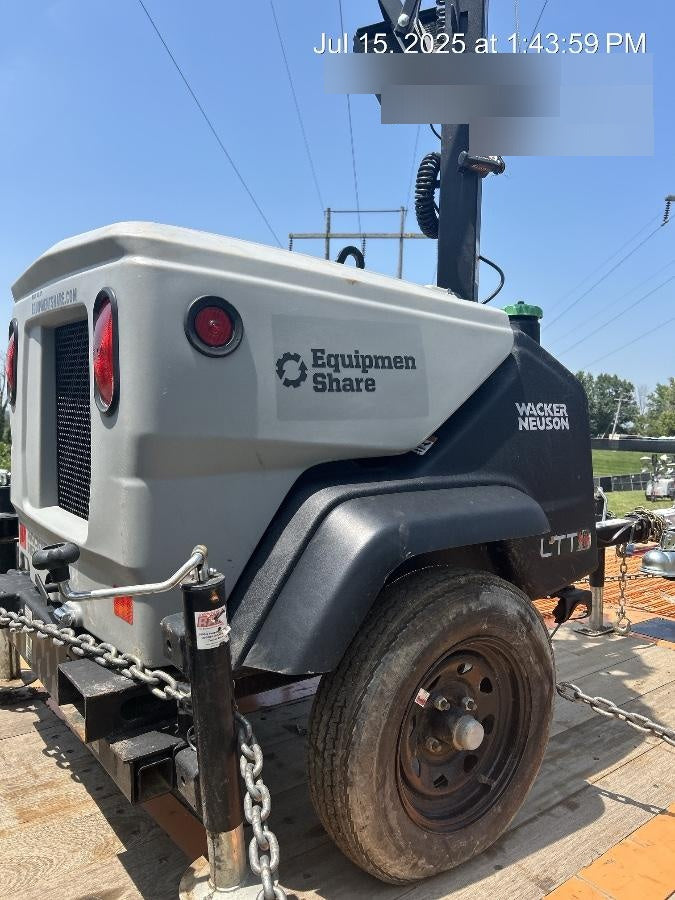 2024 Wacker Neuson LTT4 Diesel, Kohler KDW702, Deep Sea Controller, Auto Start, LED 320W, Bypass Outlet, T3