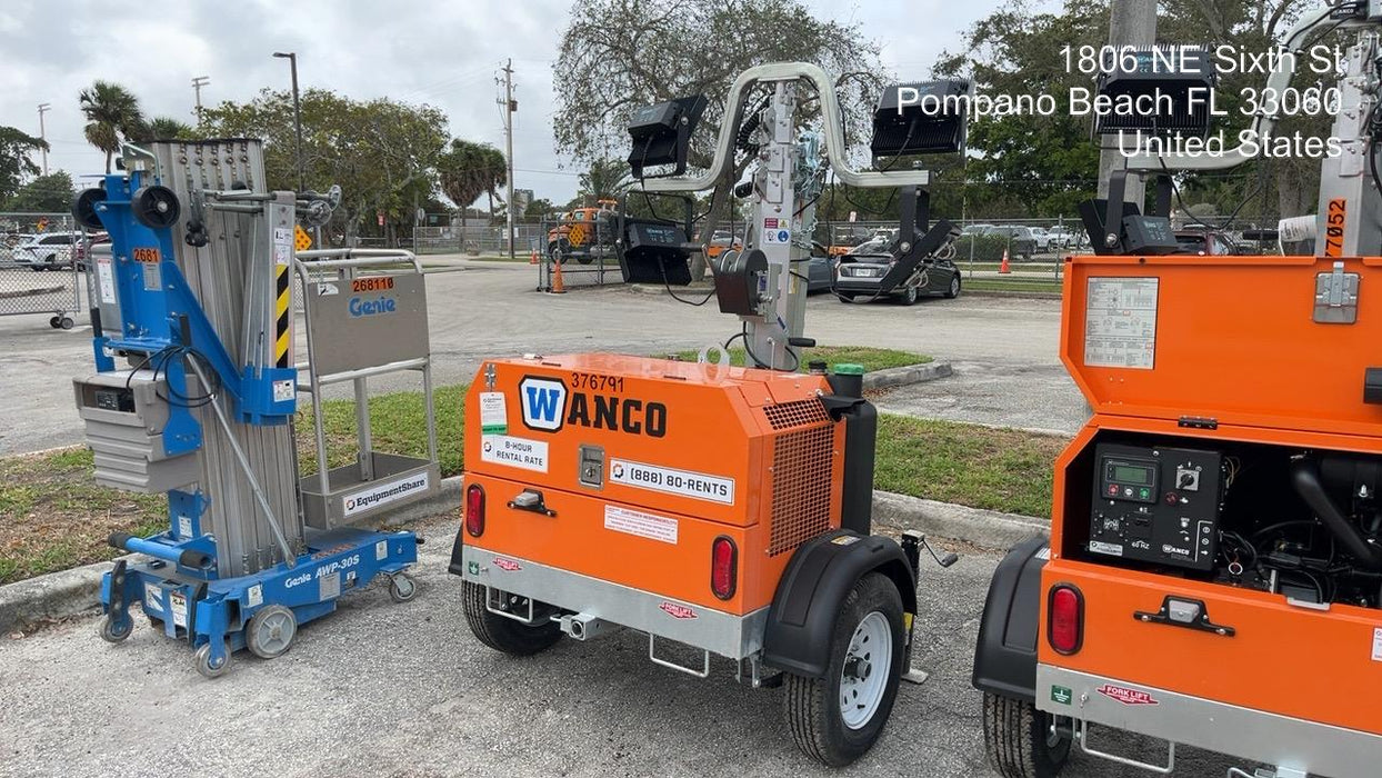 2023 Wanco WLTT-4MM4K Diesel, Deep Sea Controller, Shore Power Plug, Auto Start, (4) 350W LED Floodlights, 4kW Generator, 60 Gal Fuel Tank, 2" Ball, T3