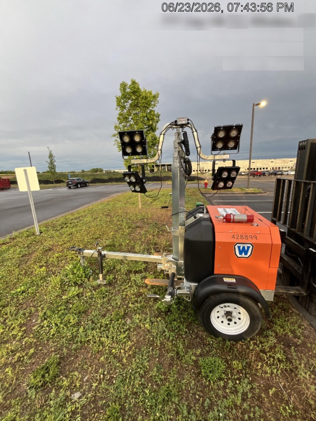 2024 Wanco WLTT-4MM4K Diesel, Deep Sea Controller, Shore Power Plug, Auto Start, (4) 350W LED Floodlights, 4kW Generator, 60 Gal Fuel Tank, 2" Ball, T3
