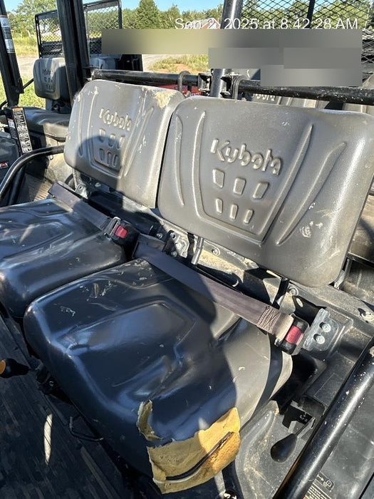 2022 Kubota RTV-X1140W-H Plastic Canopy, Windshield Acrylic Clear, LED Strobe Light, Wire Harness Kit, Back up Alarm