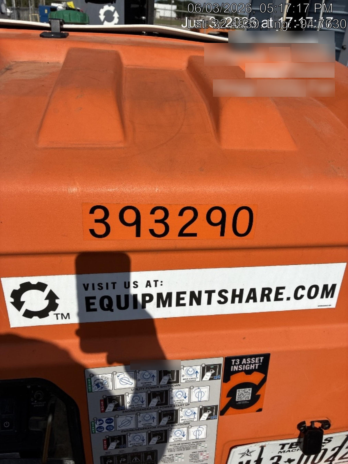 2024 Generac MLT2 Diesel, Flex Switch 120V Input, Powerzone Controller, 
(4) 320W LED Lights, 4kW Generator, 39.9 Gal Fuel Tank, 2" Ball, T3