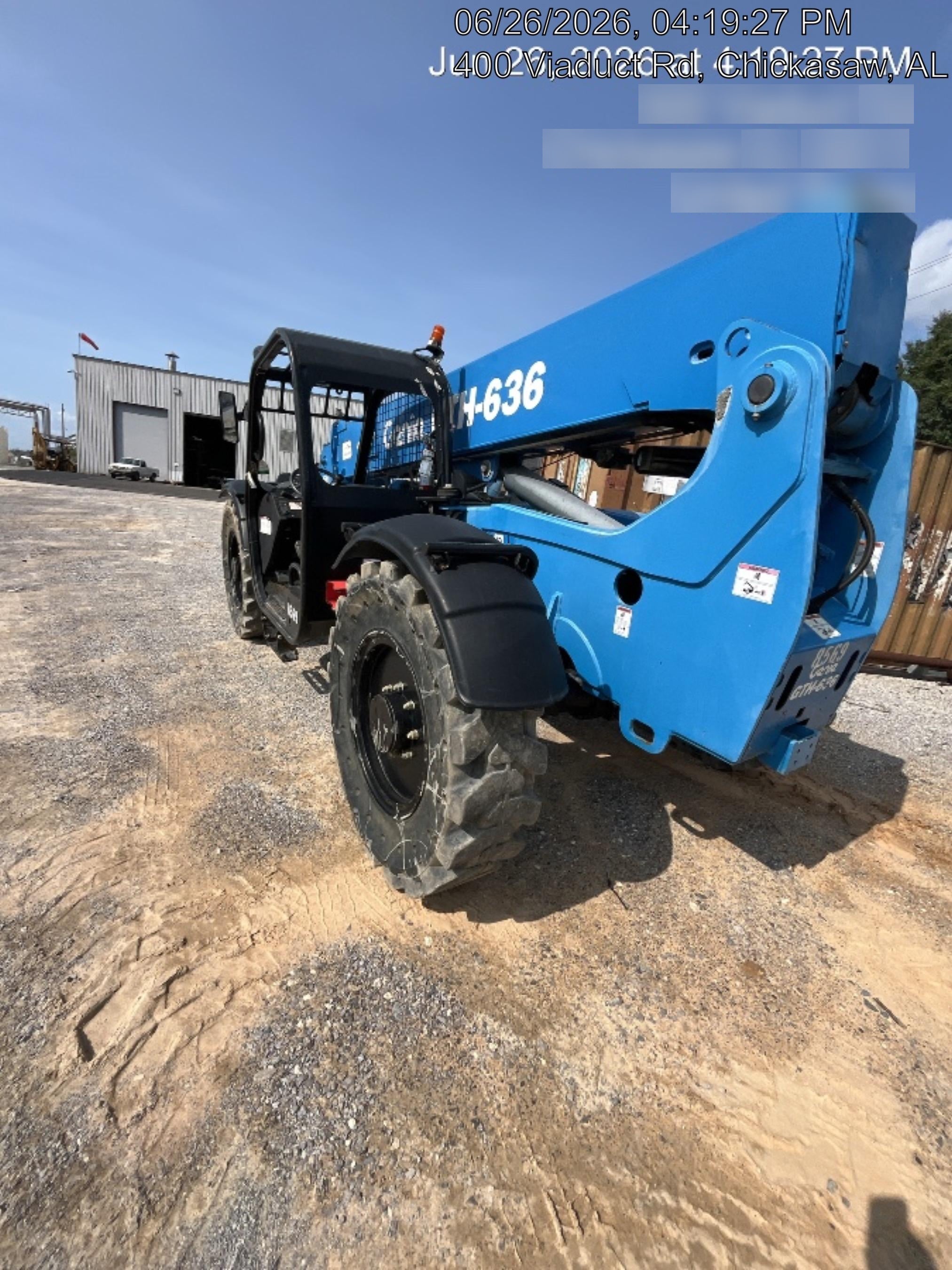 2018 Genie GTH-636 Genie GTH-636 w/Open ROPS, Solid Tires, Work Light/Beacon, 48" Carriage and Forks