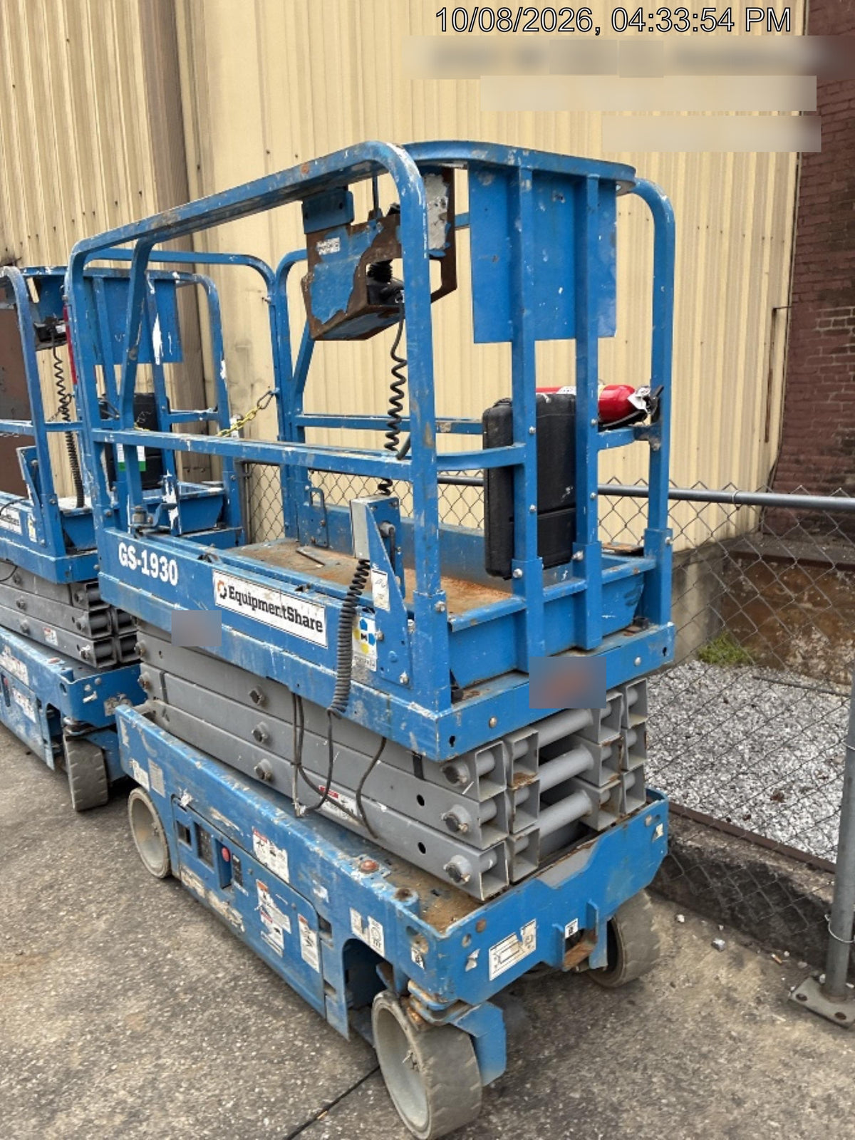 2020 Genie GS-1930 Fixed rails with chain entry gate - Pre A92.20