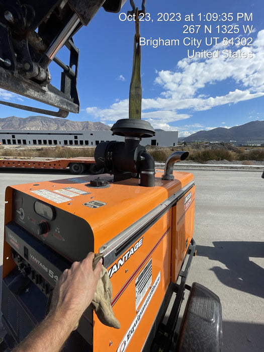 2021 Lincoln Electric Vantage 549X Ready Pak 3, ORANGE (includes trailer, cable rack, fender light kit)