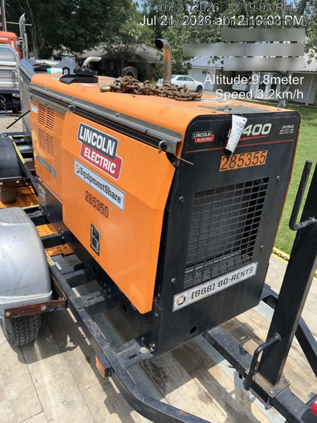 2022 Lincoln Electric LE400 Kubota V1505, Trlr, Cable Rack, Light Kit, ES Decals, T3
