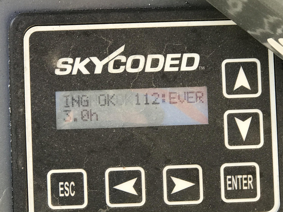 2020 Skyjack SJIII-3219 Solid NM Tires, Half height spring hinged entry gate, Dual Beacons, 800W Inverter