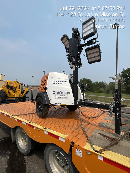 2024 Generac MLT2 Diesel, Flex Switch 120V Input, Powerzone Controller, 
(4) 320W LED Lights, 4kW Generator, 39.9 Gal Fuel Tank, 2" Ball, T3