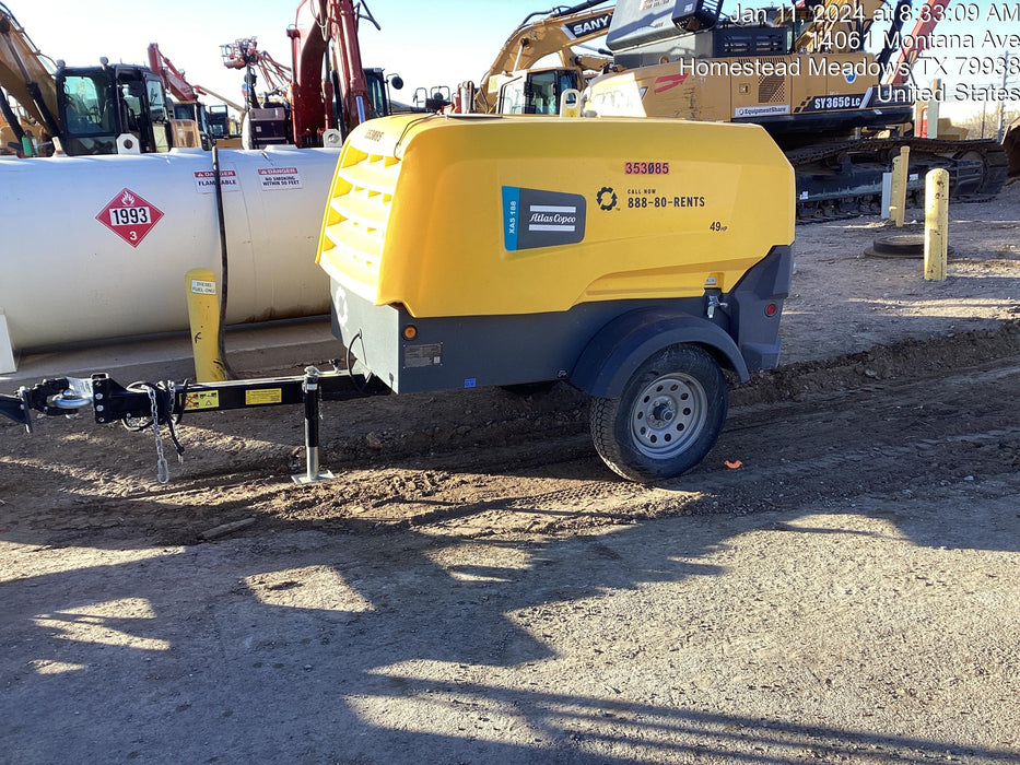 2023 ATLAS COPCO XAS188 CWK