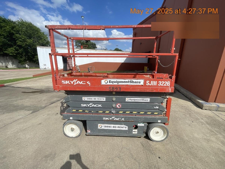 2017 Skyjack SJIII-3226 Skyjack SJ3226, Trojan Battery Set, Extended Warranty 5yr/5k hr