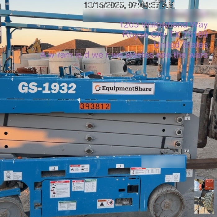 2017 Genie GS-1930 Genie GS1930 Scissor Lift