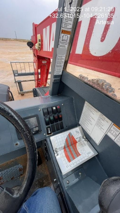 2018 Manitou MTA8044 MTA 8044 - 74 HP T4, Canopy, Worklights/Strobe, Beacon, 66" Carriage, 48" Forks, Solid Tires, Lift Hook, Aux Hydraulics