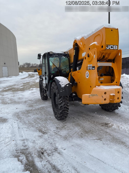 2020 JCB 510-56 Cab/Heat/Air, Solid Tires, Work Lights, Beacon, Aux Hydraulics, Back up Alarm, Lifting Eye, ES Decals