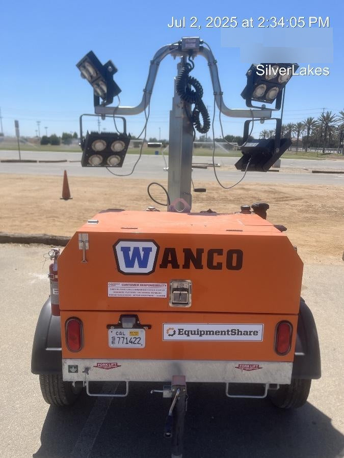 2024 Wanco WLTT-4MM4K Diesel, Deep Sea Controller, Shore Power Plug, Auto Start, (4) 350W LED Floodlights, 4kW Generator, 60 Gal Fuel Tank, 2" Ball, T3