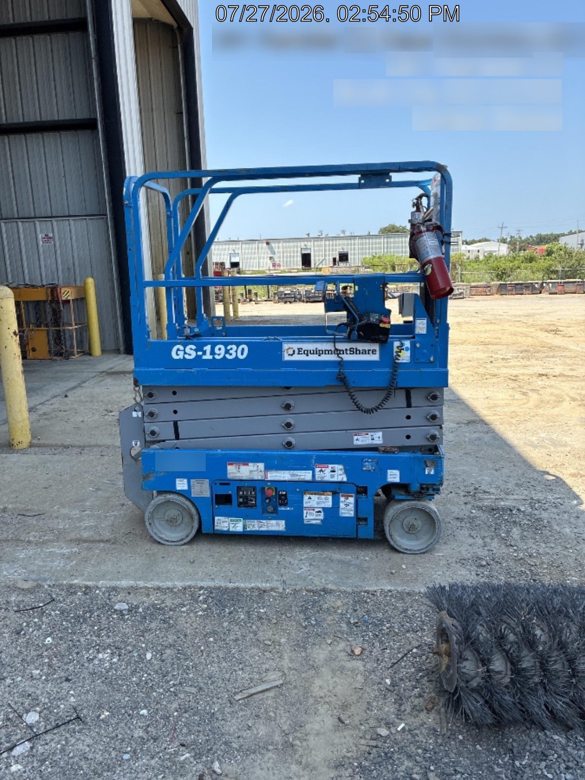 2019 Genie GS-1930 Fixed rails with chain Entry