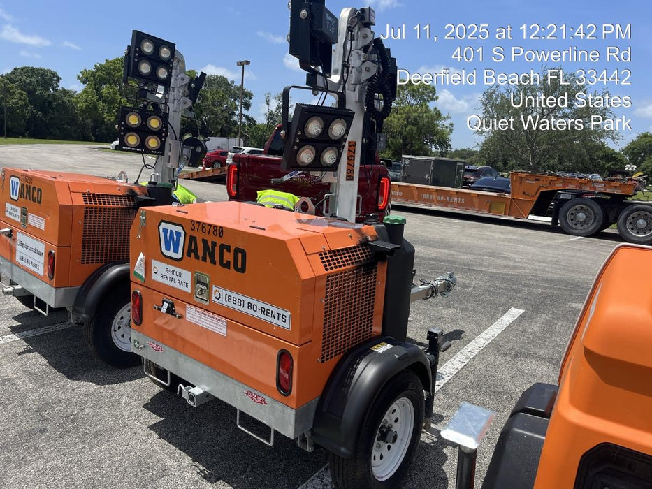 2023 Wanco WLTT-4MM4K Diesel, Deep Sea Controller, Shore Power Plug, Auto Start, (4) 350W LED Floodlights, 4kW Generator, 60 Gal Fuel Tank, 2" Ball, T3