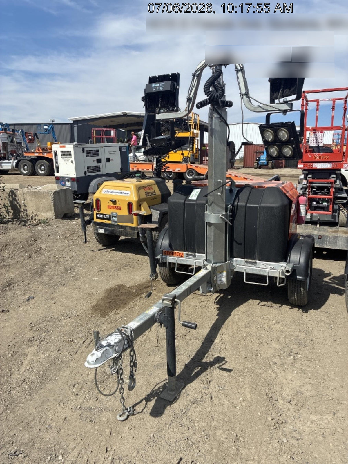 2024 Wanco WLTT-4MM4K Diesel, Deep Sea Controller, Shore Power Plug, Auto Start, (4) 350W LED Floodlights, 4kW Generator, 60 Gal Fuel Tank, 2" Ball, T3