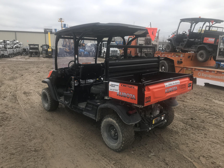 2020 Kubota RTV-X1140W-H Canopy, 4-Seater, Diesel, Windshield Acrylic Clear, Strobe Light, Backup Alarm