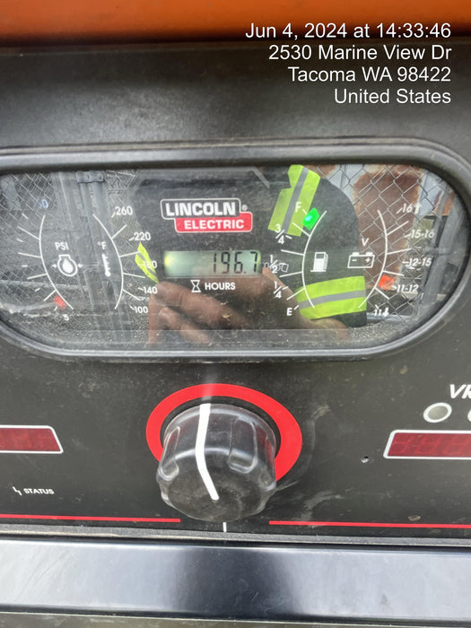 2022 Lincoln Electric Vantage 549X Crosslink Technology, Trailer Mounted, ES Decals, T3