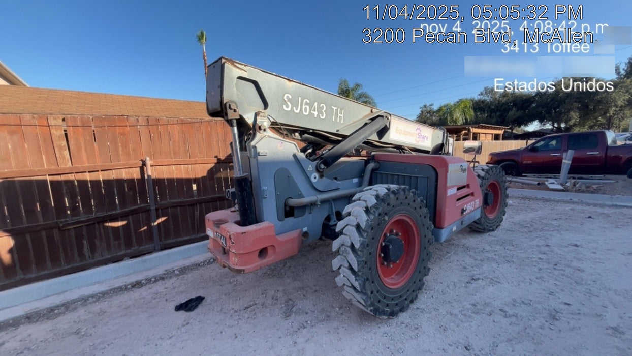 2016 Skyjack SJ643 TH 60" Carriage, Solid Tires