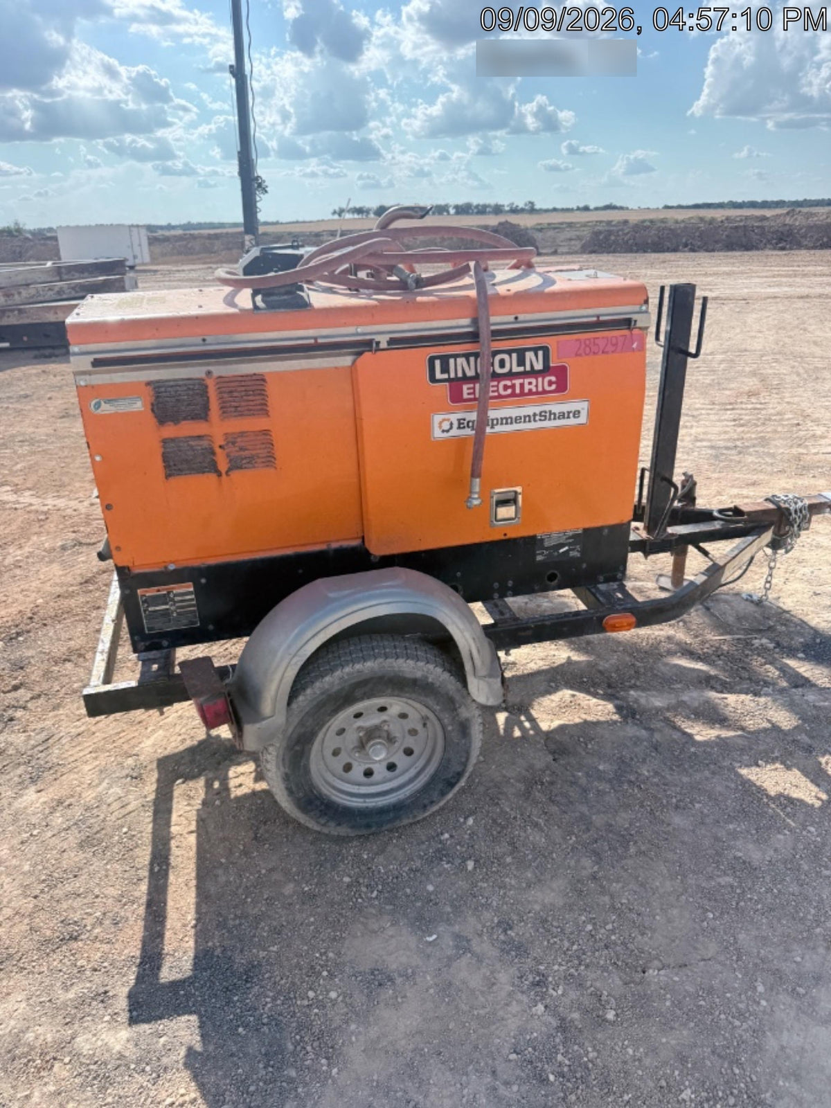 2022 Lincoln Electric LE400 Kubota V1505, Trlr, Cable Rack, Light Kit, ES Decals, T3