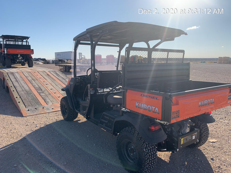 2020 Kubota RTV-X1140W-H Canopy, 4-Seater, Diesel, Windshield Acrylic Clear, LED Strobe, Backup Alarm