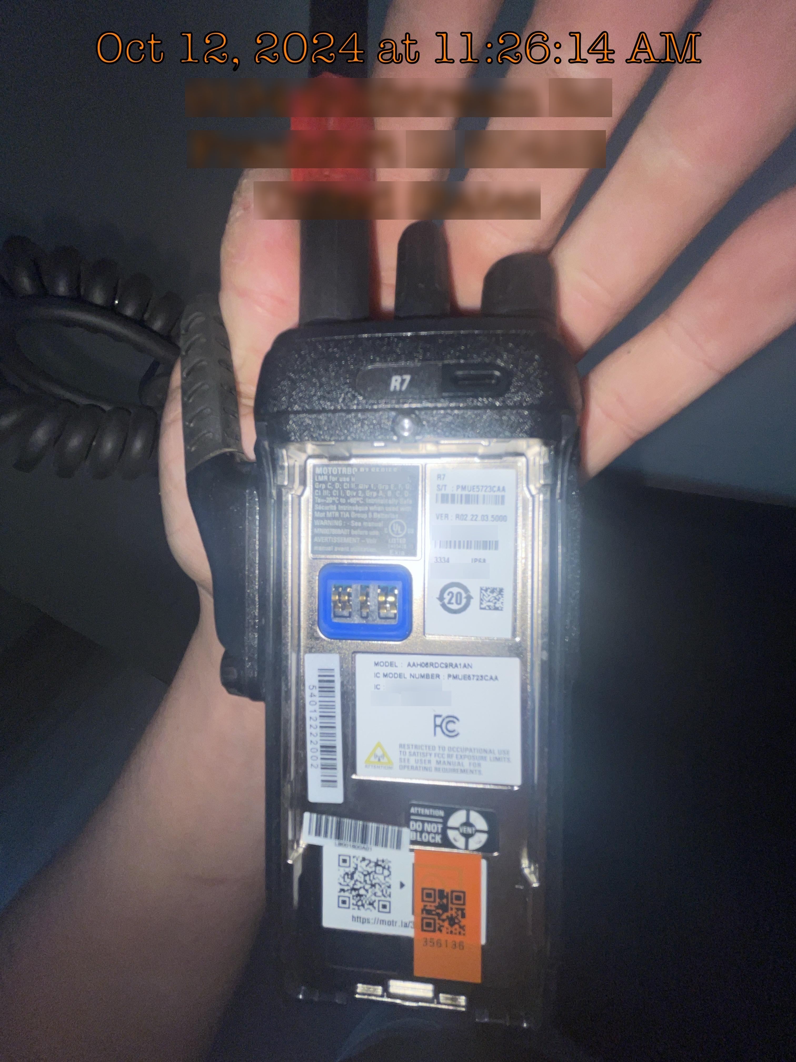 2023 MOTOROLA R7 NON-DISPLAY