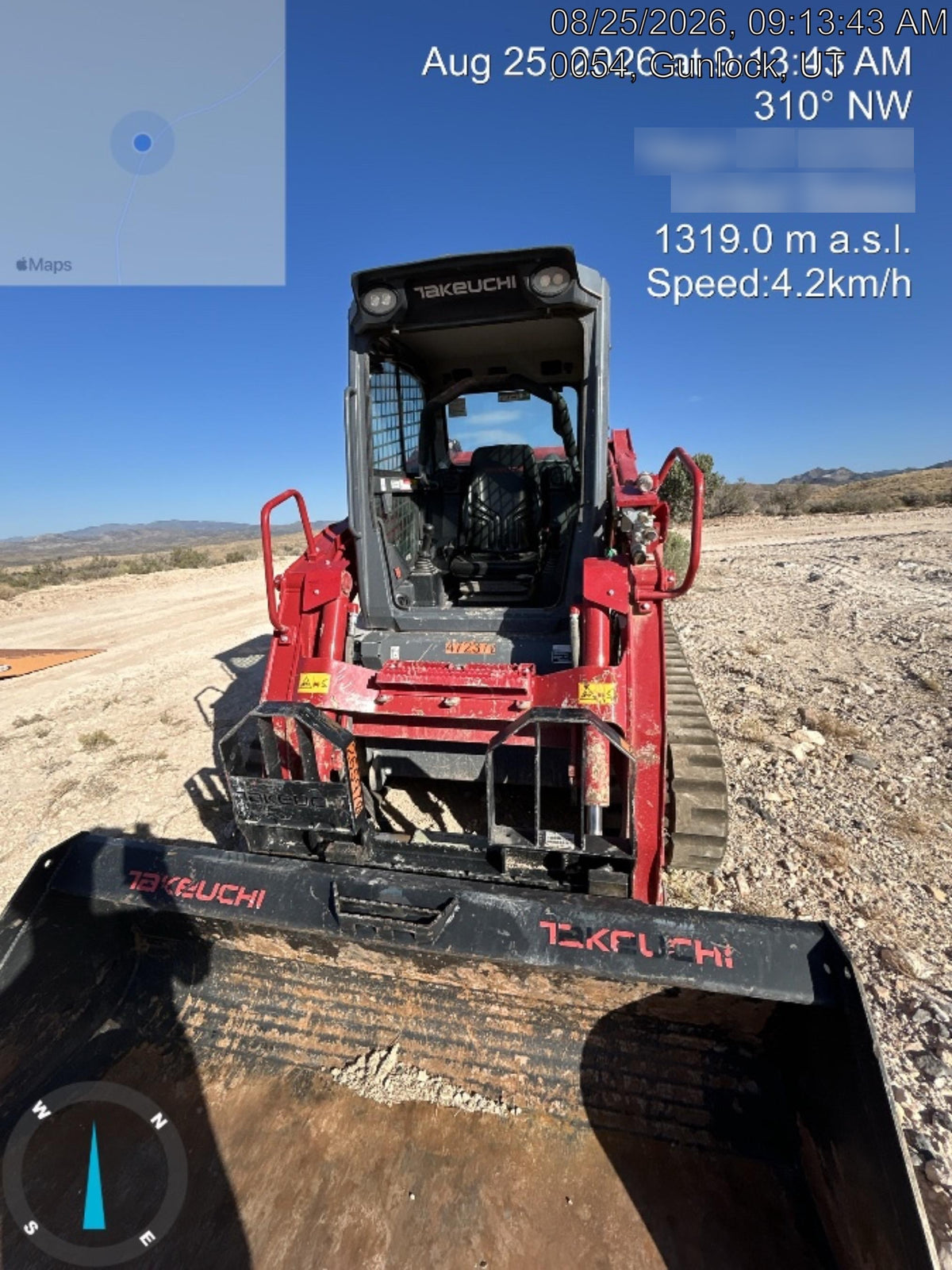 2021 TAKEUCHI 48" Pallet Forks - Takeuchi