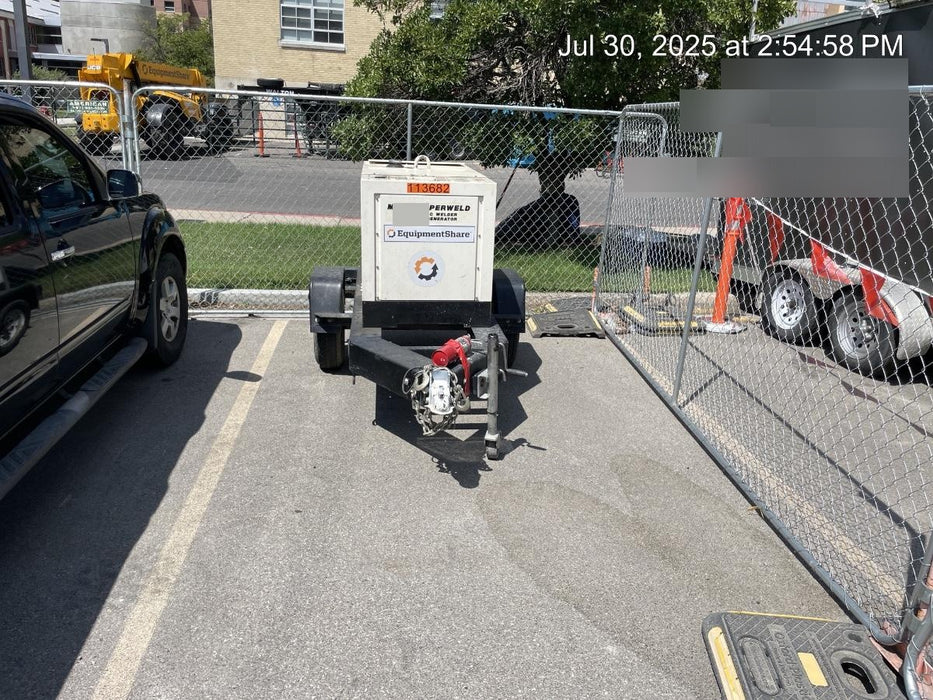2020 Multiquip DLW400ESA4 400 amp Welder, 14kW, 120/240V, T4F Kubota, Trailer