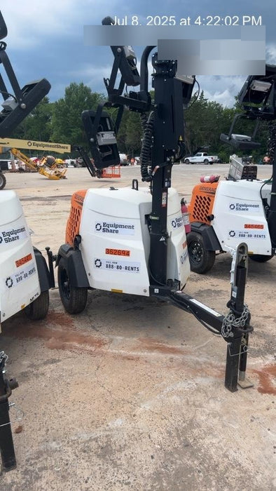 2023 Generac MLT2 Diesel, Flex Switch 120V Input, Powerzone Controller, 
(4) 320W LED Lights, 4kW Generator, 39.9 Gal Fuel Tank, 2" Ball, T3