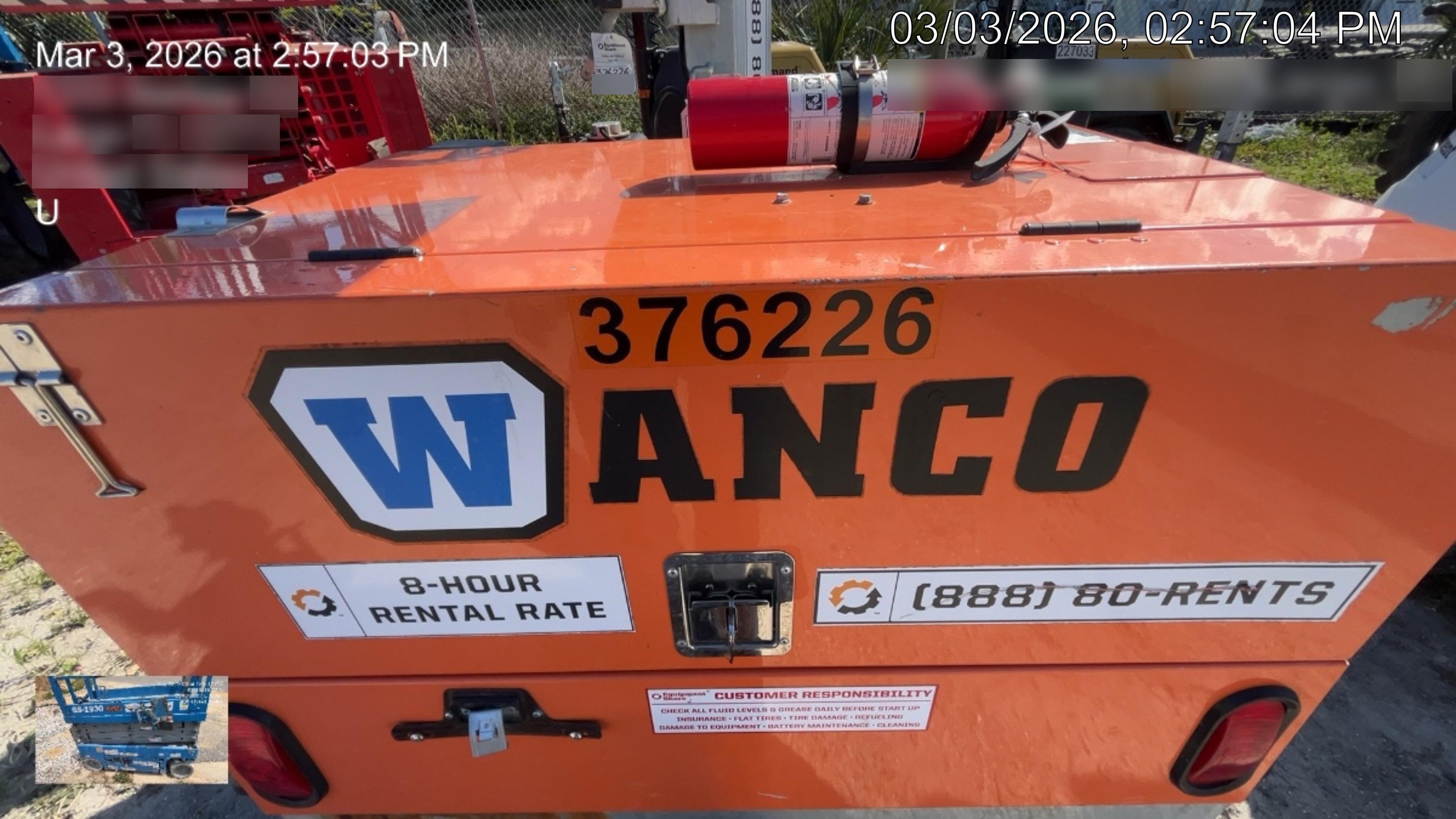 2023 Wanco WLTT-4MM4K Diesel, Deep Sea Controller, Shore Power Plug, Auto Start, (4) 350W LED Floodlights, 4kW Generator, 60 Gal Fuel Tank, 2" Ball, T3