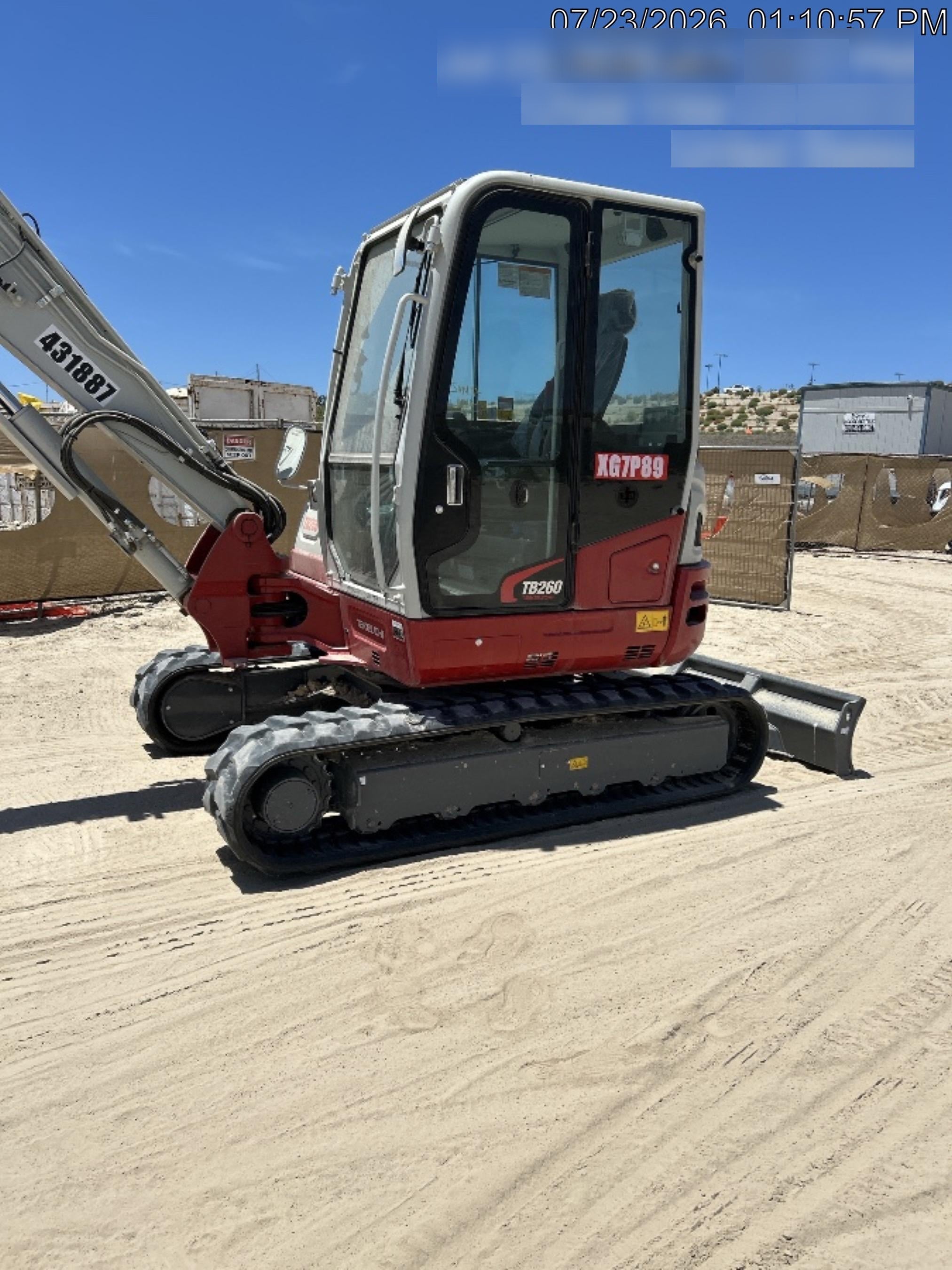 2024 TAKEUCHI TB260-CR