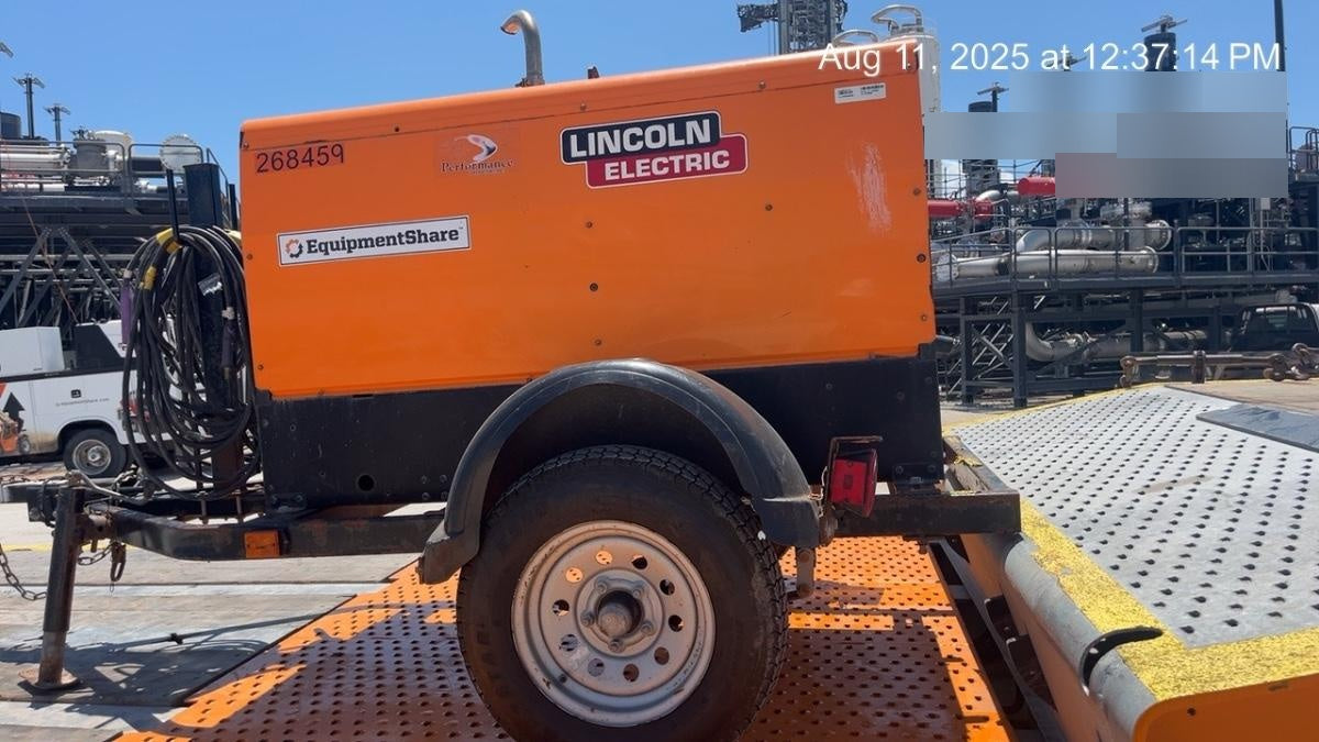 2022 Lincoln Electric LE400 Kubota V1505, Trlr, Cable Rack, Light Kit, ES Decals, T3