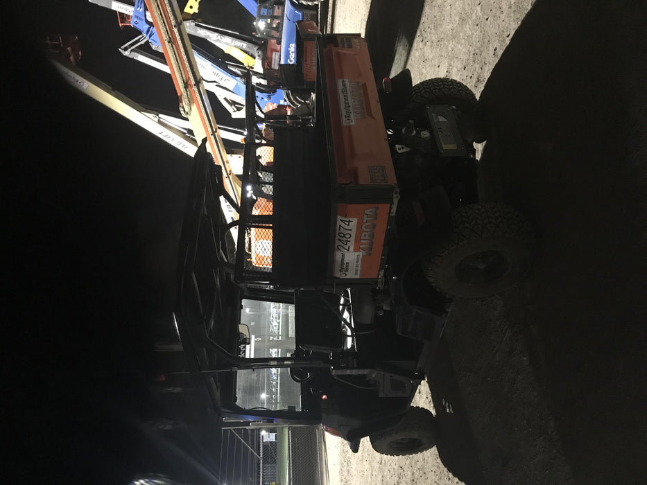 Kubota RTV-X1140W-H Kubota RTVX1140WH 4wd Utility Cart, LED Strobe, Windshield Tempered Glass, Pastic Canopy, Wire Harness Kit, Backup Alarm