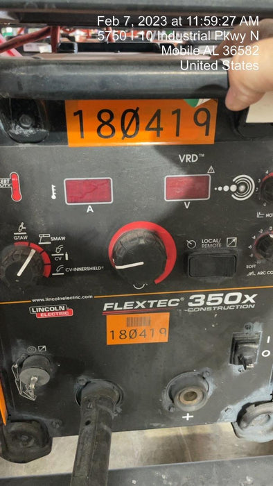 2021 LINCOLN ELECTRIC FLEXTEC 350X