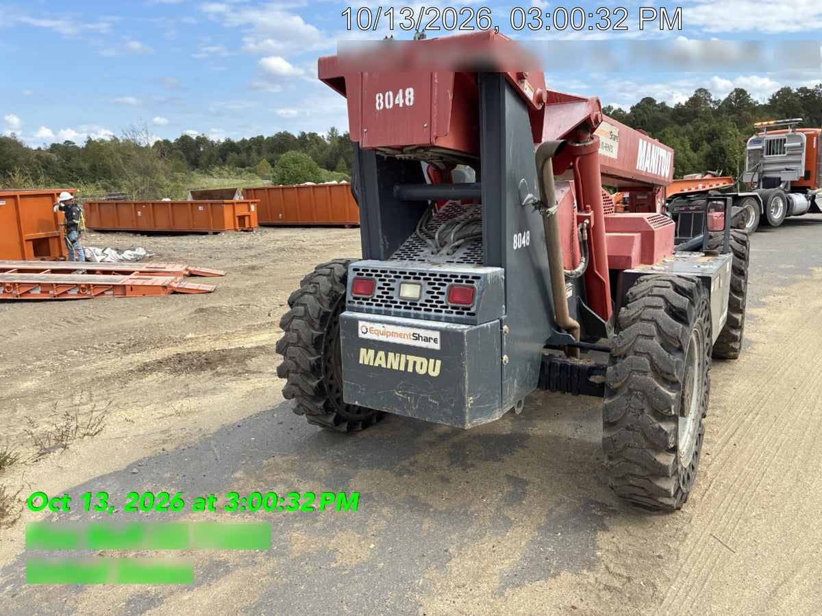 2018 Manitou MTA10055 Manitou MTA 10055 w/Open ROPS, Work Lights/Strobe, Aux Hyd, Solid Tires, Lift Hook, 66" Carriage, 60" Forks