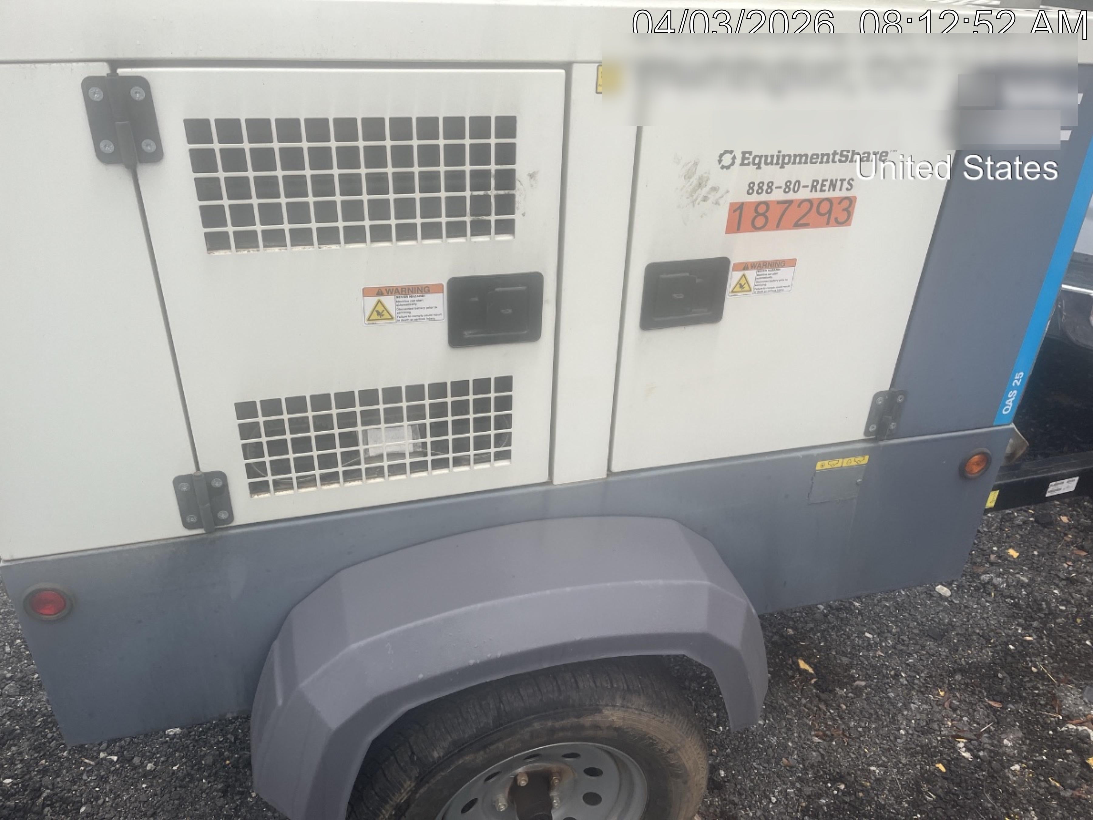 2021 ATLAS COPCO QAS25 CWK