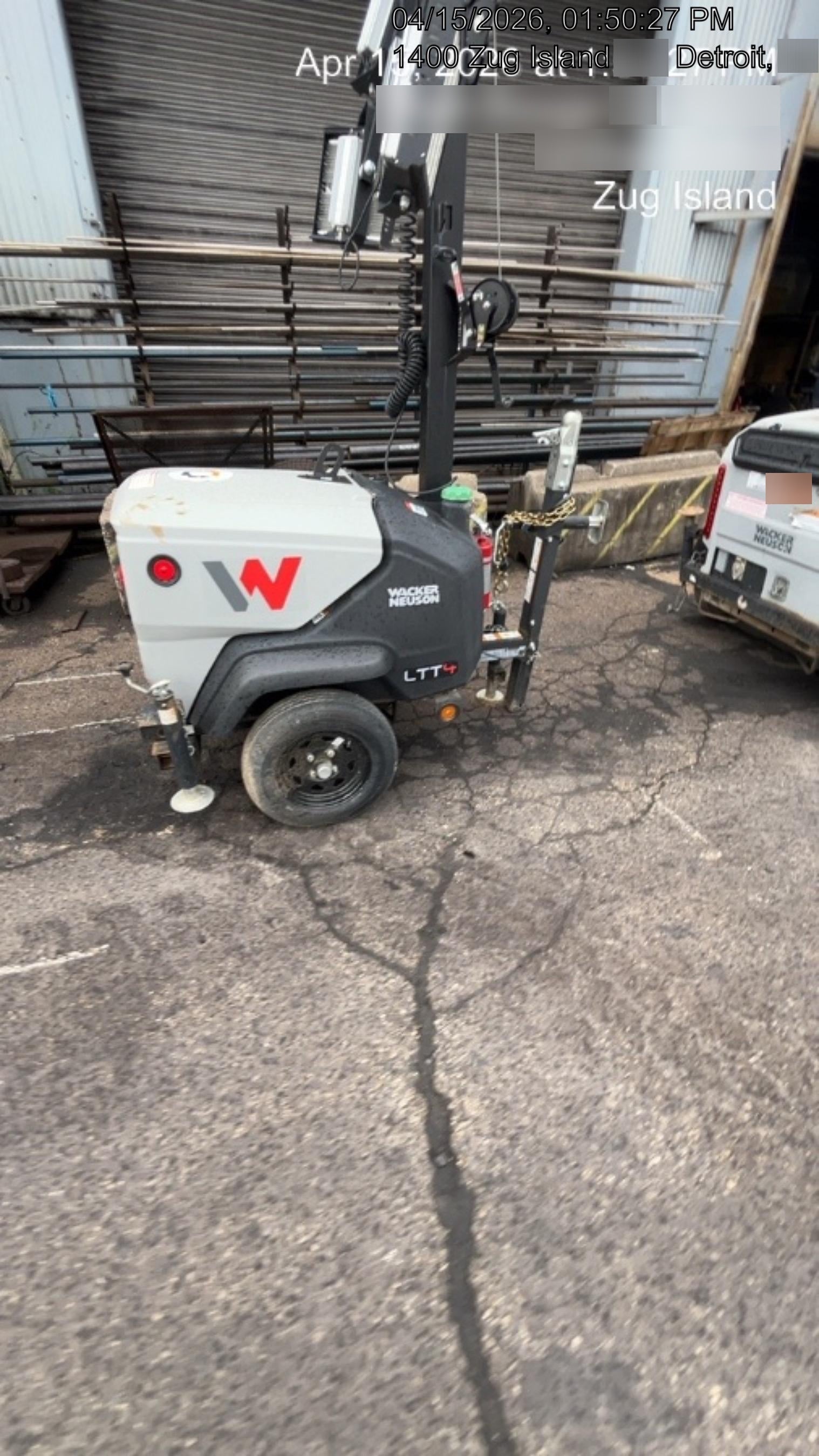 2024 Wacker Neuson LTT4 Diesel, Kohler KDW702, Deep Sea Controller, Auto Start, LED 320W, Bypass Outlet, T3