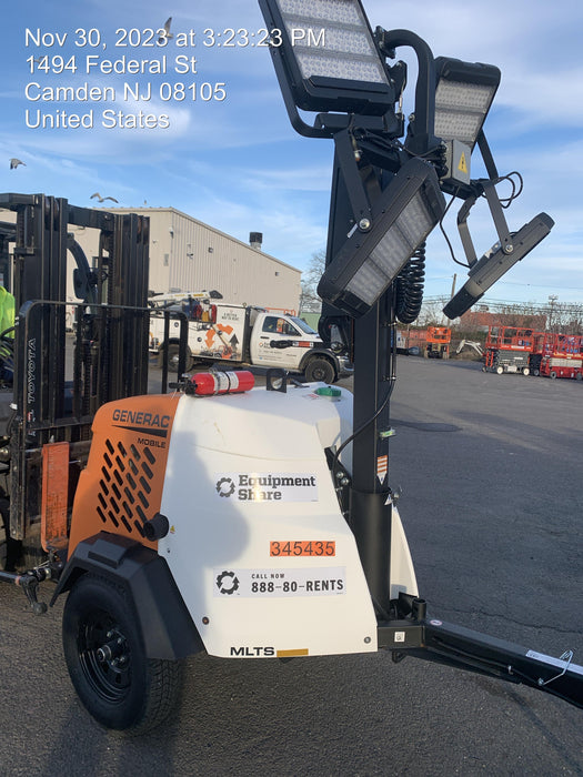 2023 Generac MLT2 Diesel, Flex Switch 120V Input, Powerzone Controller, (4) 320W LED Lights, 4kW Generator, 39.9 Gal Fuel Tank, 2" Ball, T3