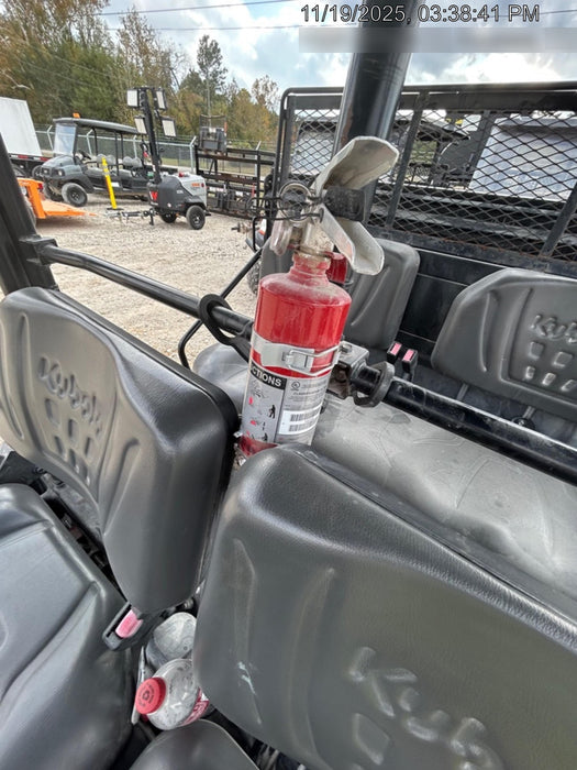 2021 Kubota RTV-X1140W-H Plastic Canopy, Windshield Acrylic Clear, LED Strobe Light, Wire Harness Kit, Back up Alarm