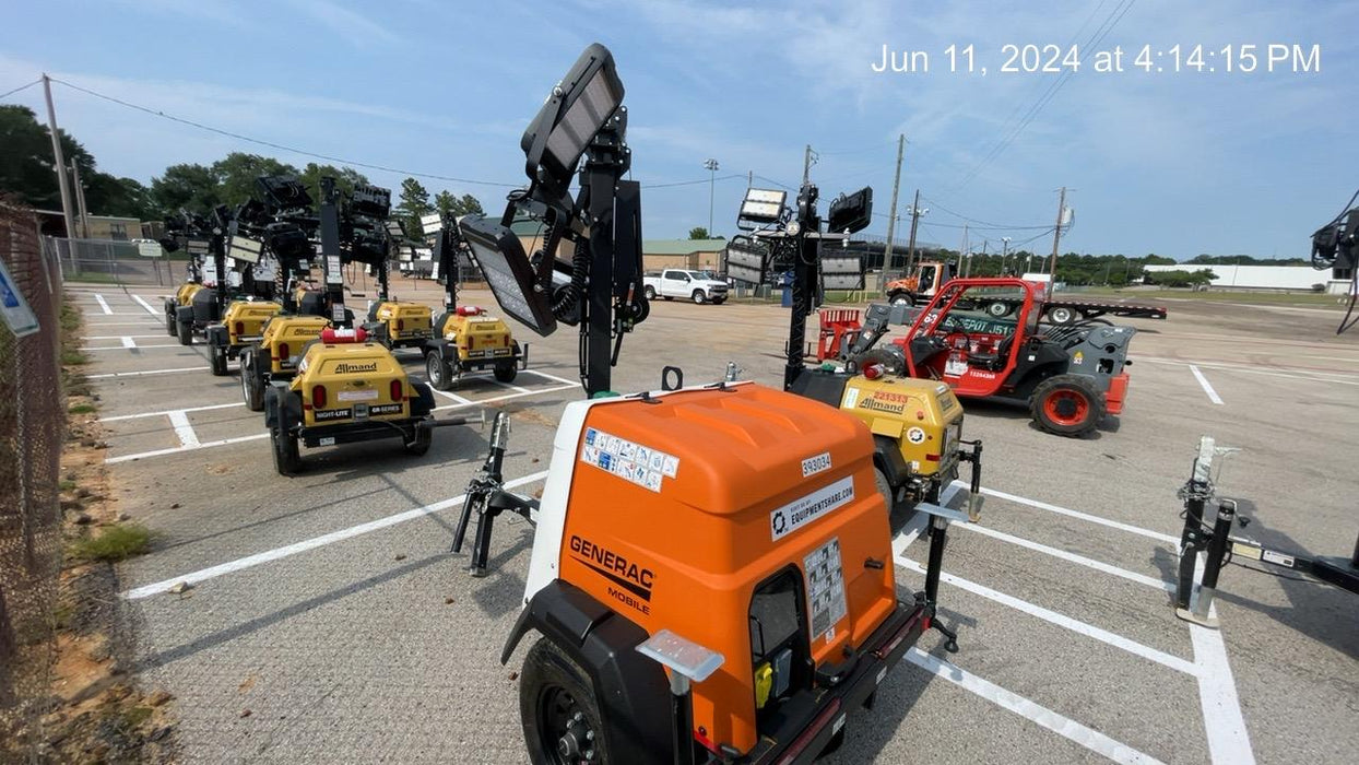 2024 Generac MLT2 Diesel, Flex Switch 120V Input, Powerzone Controller, 
(4) 320W LED Lights, 4kW Generator, 39.9 Gal Fuel Tank, 2" Ball, T3