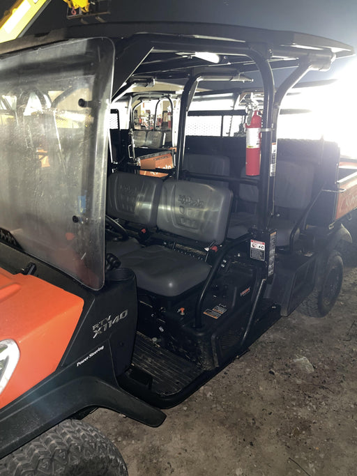 2021 Kubota RTV-X1140W-H Plastic Canopy, Windshield Acrylic Clear, LED Strobe Light, Wire Harness Kit, Back up Alarm