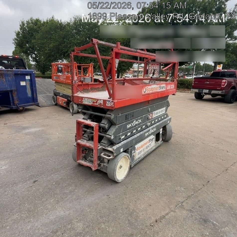2018 Skyjack SJIII-3226 Skyjack SJIII3226 Scissor Lift w/Trojan Batteries