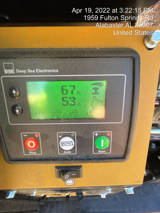 2022 Allmand NLV3GR (4) LED Light Fixture 350W, 23' Vertical Mast, 3kW Prime, Towable, Deep Sea L401, Leveling Jacks, Yanmar T4F 5.8hp