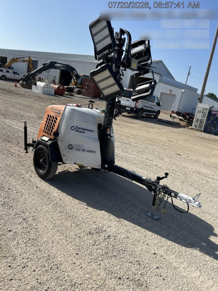 2024 Generac MLT2 Diesel, Flex Switch 120V Input, Powerzone Controller, 
(4) 320W LED Lights, 4kW Generator, 39.9 Gal Fuel Tank, 2" Ball, T3