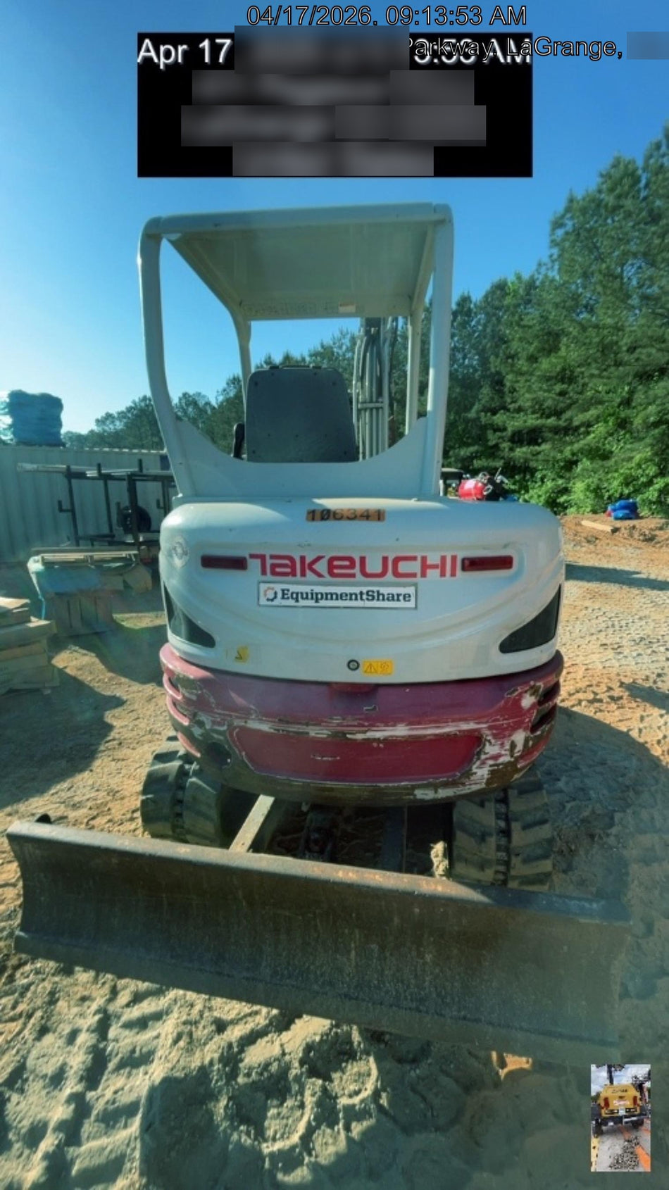 2020 Takeuchi TB235-2R Canopy, Rubber Tracks, Manual TAG QC